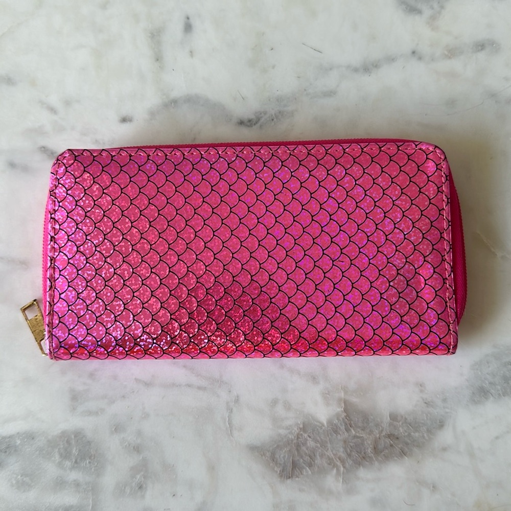 Pink mermaid wallet